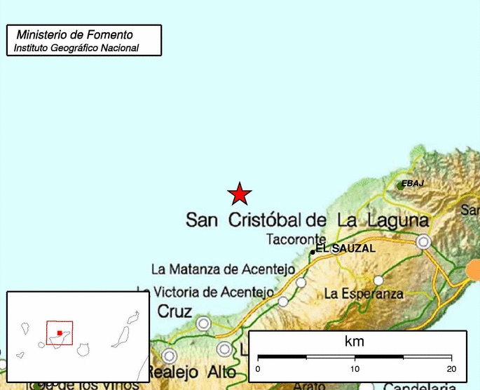 Earthquake Tenerife August 2012
