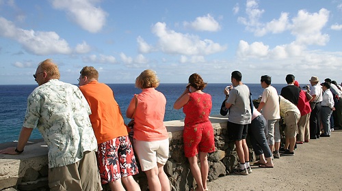 Tourists Canary Islands