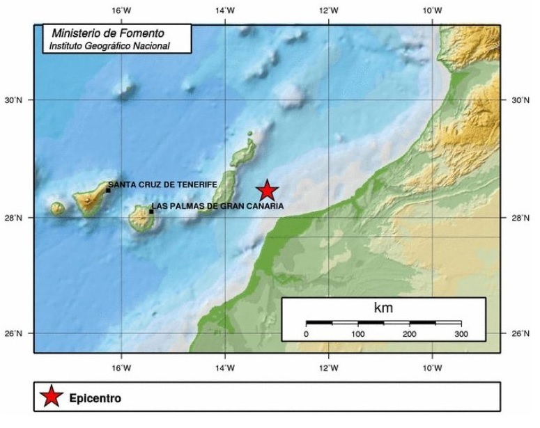 Earthquake Lanzarote Fuerteventura June 2013