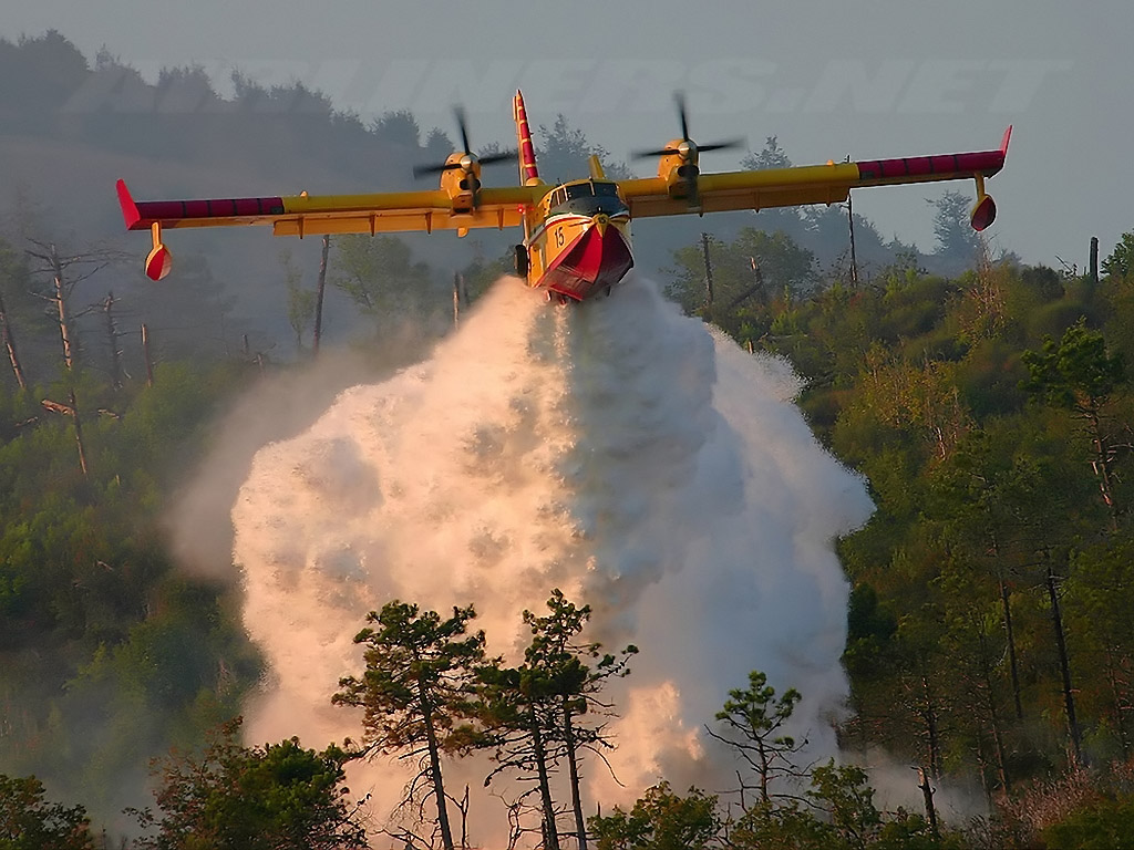 Hydroplane La Gomera Forest Fires